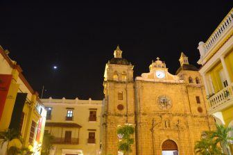 コロンビア、カルタヘナの夜景