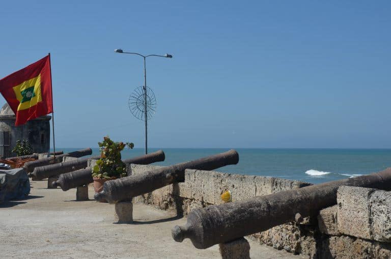Cartagena – cannons, Jan.2017 (Cartagena)