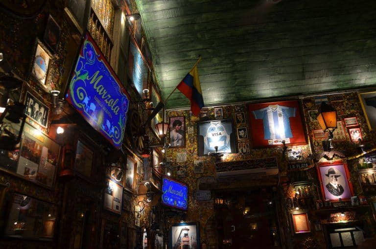 Cartagena at night, restaurant – interior 2, Jan.2017 (Cartagena)