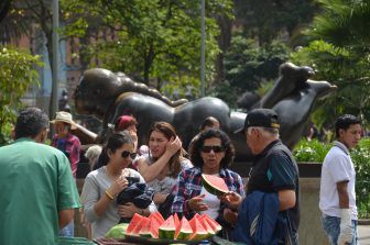 Medellin, cathedral – reading, Dec.2016