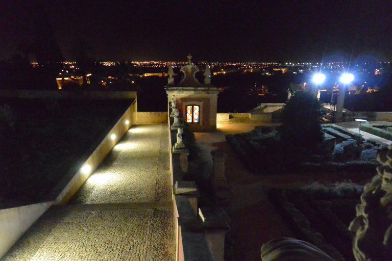Estoi – garden at night 1, Feb.2017 (Estoi)