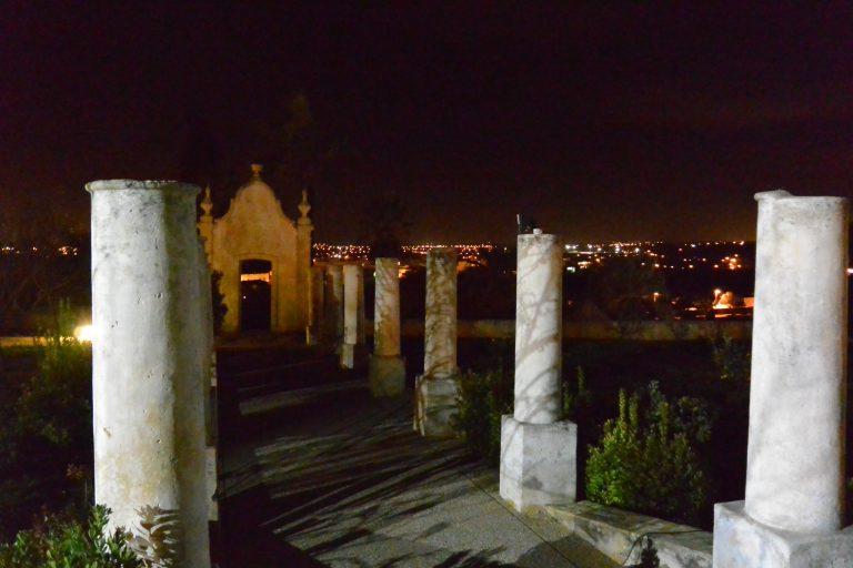 Estoi – garden at night 2, Feb.2017 (Estoi)