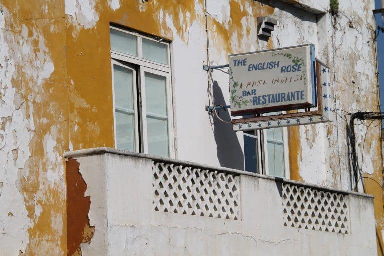 Tavira – old sign, Feb.2017 (Tavira)