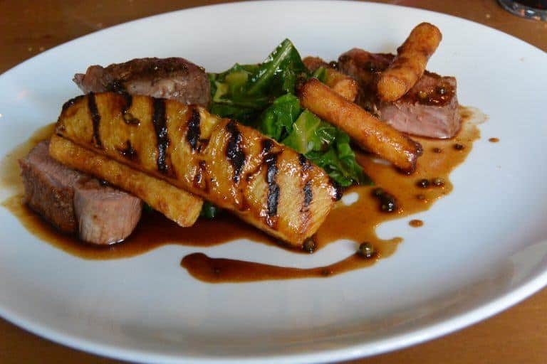 Winchester, restaurant – duck, Mar.2017 (Winchester)