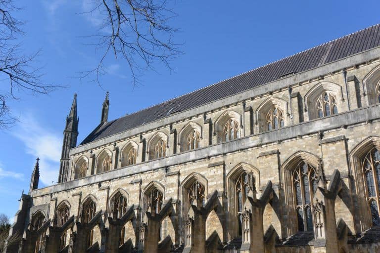 Winchester, cathedral – grand building, Mar.2017 (Winchester)