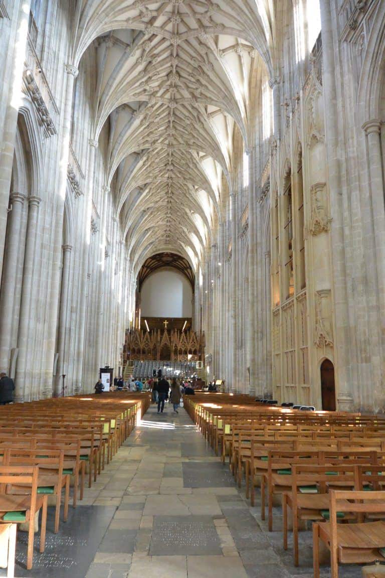 Winchester, cathedral – nave, Mar.2017 (Winchester)