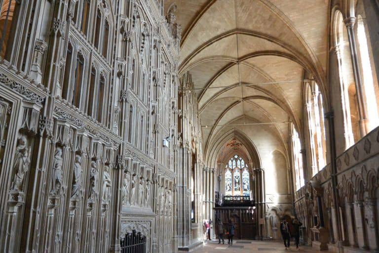 Winchester, cathedral – corridor, Mar.2017 (Winchester)