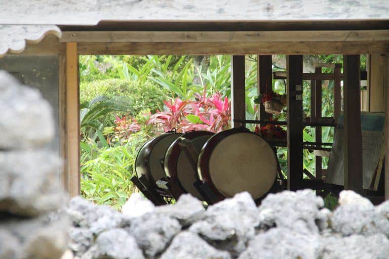 the open air museum in Ishigaki Island and the blue of Ishigaki pottery