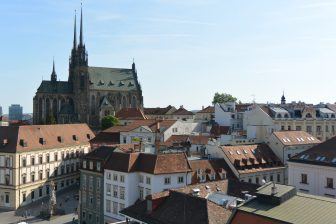 Brno, Capuchin Monastery – shadow, May 2017