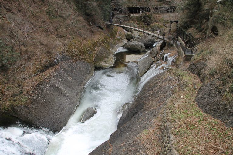 Fukuroda, the waterfall – frozen river, Dec.2017 (Ibaraki)