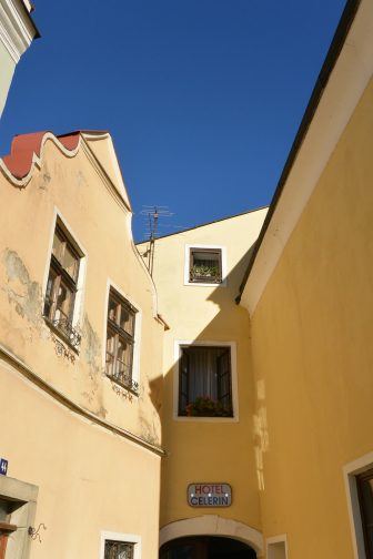 Telč – on the bench, May 2017