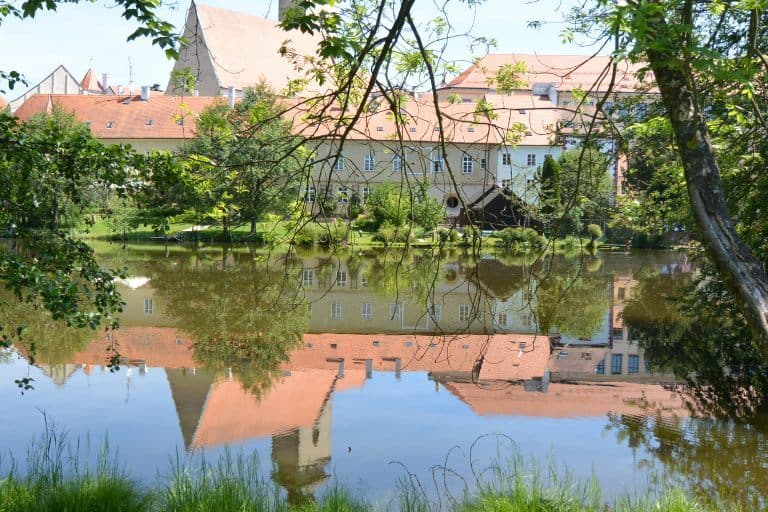 Telč – reflection, May 2017 (Telč)