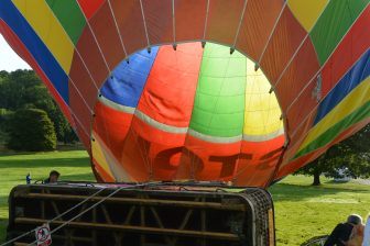 Bristol balloon flight – basket and balloon, Aug.2017