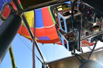 Bristol balloon flight – basket and balloon, Aug.2017