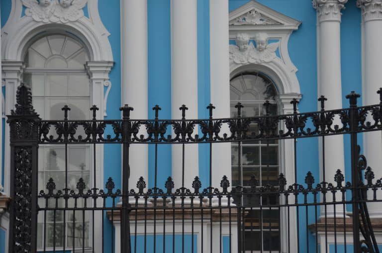 Saint Petersburg, Smolny Cathedral – fence, Aug.2017 (Saint Petersburg)