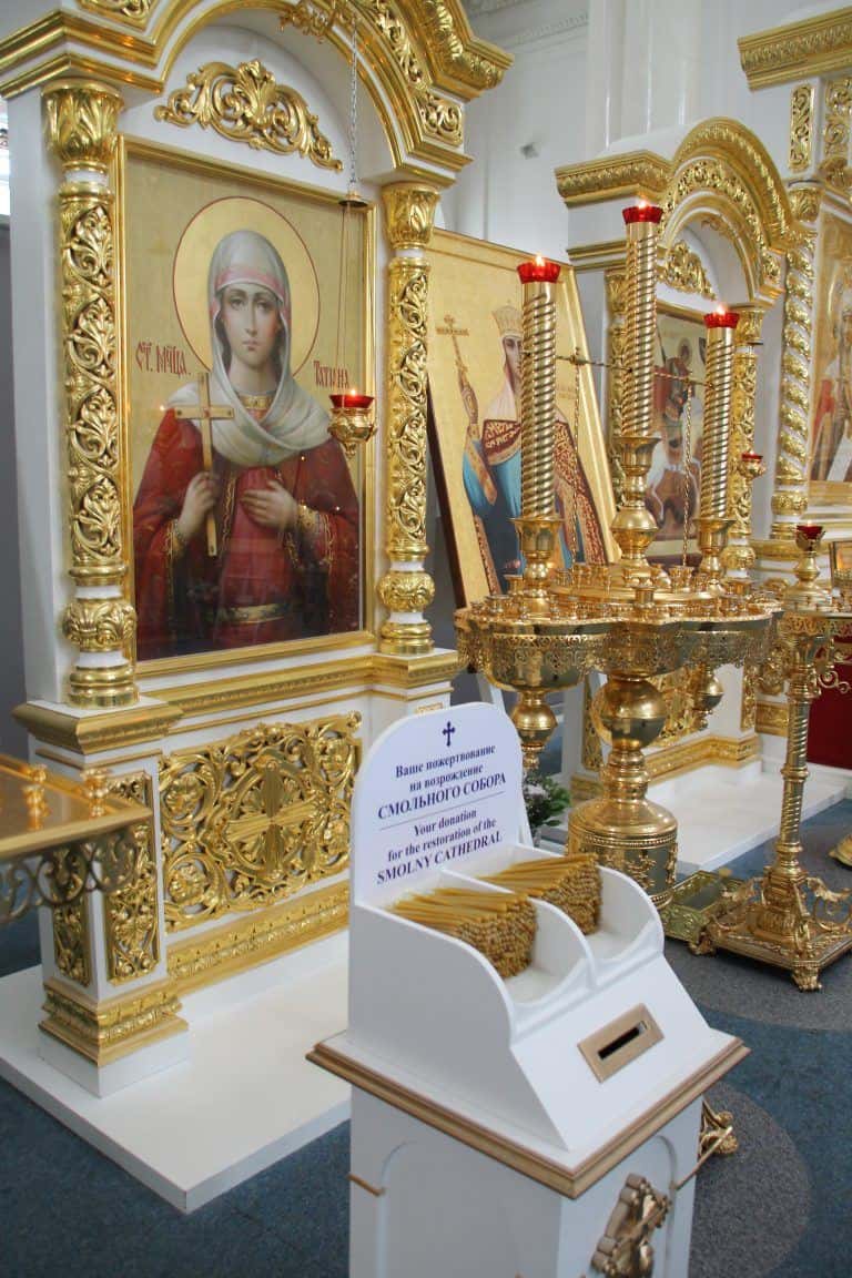 Saint Petersburg, Smolny Cathedral – inside, Aug.2017 (Saint Petersburg)