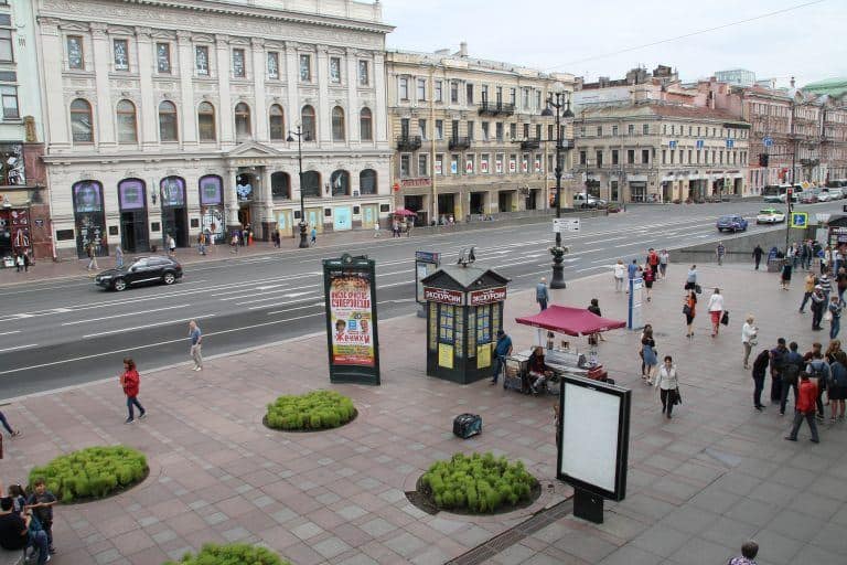 Saint Petersburg – view from Gostiny Dvor 1, Aug.2017 (Saint Petersburg)