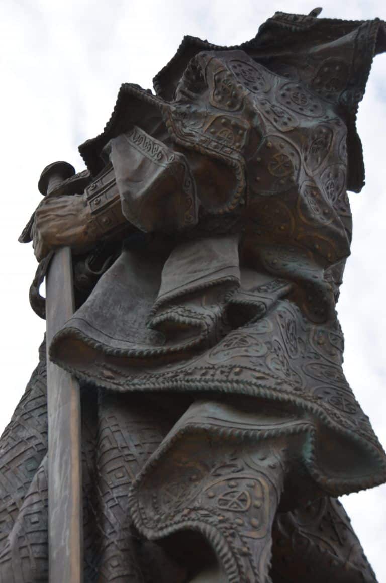Moscow – detail of Vladimir the Great, Aug.2017 (Moscow)