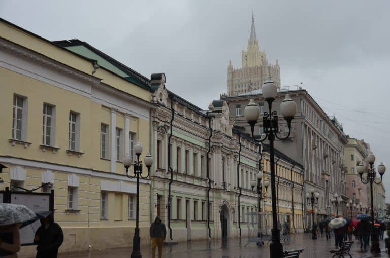 lost in rainy Moscow