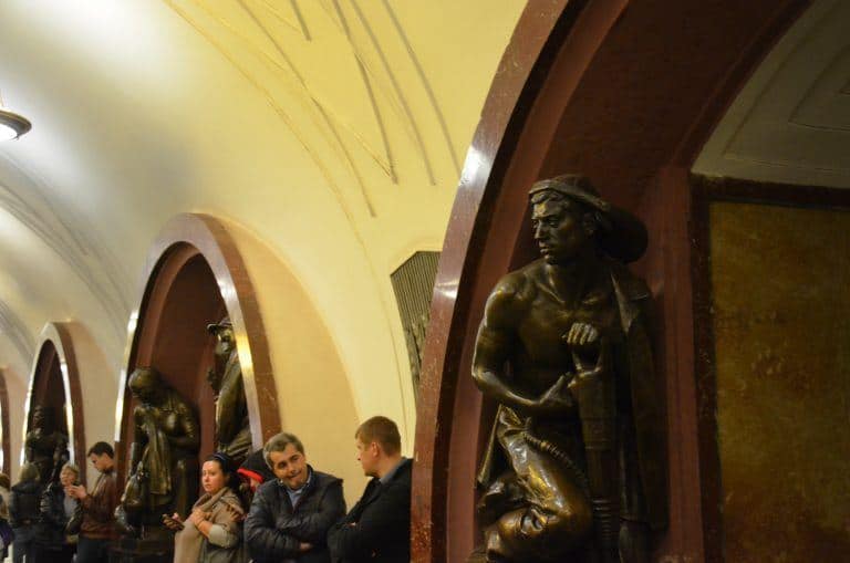 Moscow, metro – Revolution Square station, Aug.2017 (Moscow)