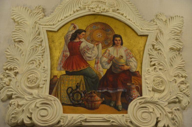 Moscow metro – picture at Kievskaya, Aug.2017 (Moscow)