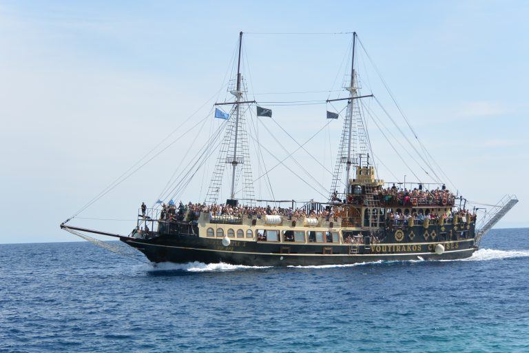 Zakynthos – big sightseeing boat, Sept.2017 (Zakynthos)