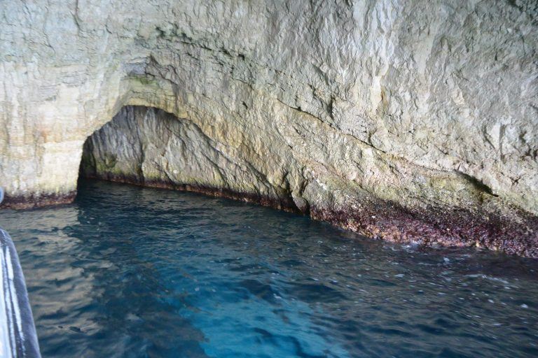 Zakynthos, Blue Cave – blue water 1, Sept.2017 (Zakynthos)