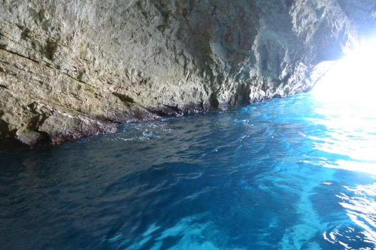 Zakynthos, Blue Cave – blue water 2, Sept.2017 (Zakynthos)