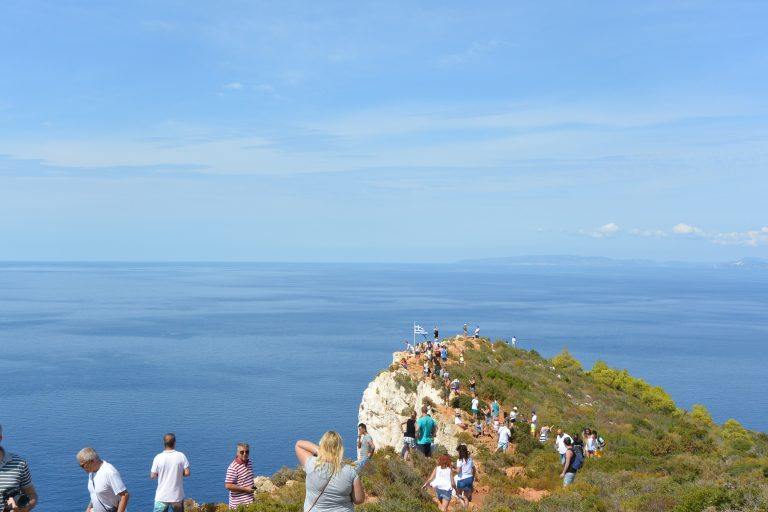 Zakynthos, Shipwreck Beach – people, Sept.2017 (Zakynthos)