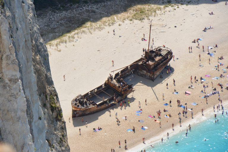 Zakynthos, Shipwreck Beach – wreck, Sept.2017 (Zakynthos)