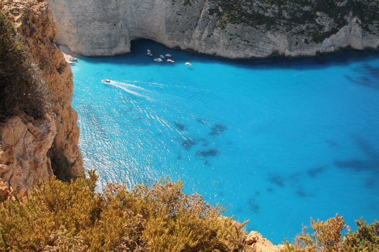 Zakynthos, Shipwreck Beach – blue, Sept.2017 (Zakynthos)