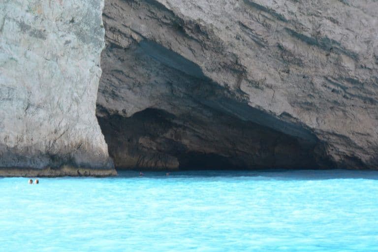 ザキントス島、シップレック・ビーチ－洞窟と海 2017年9月 (ザキントス島)