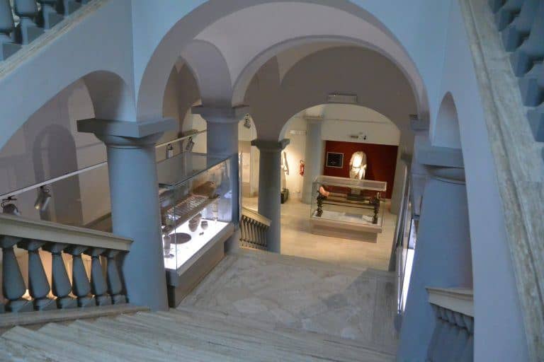 Chieti, Archaeological Museum – staircase, Nov.2017 (Abruzzo)