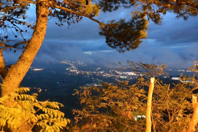 Chieti – night view from the hill, Nov.2017 (Abruzos)