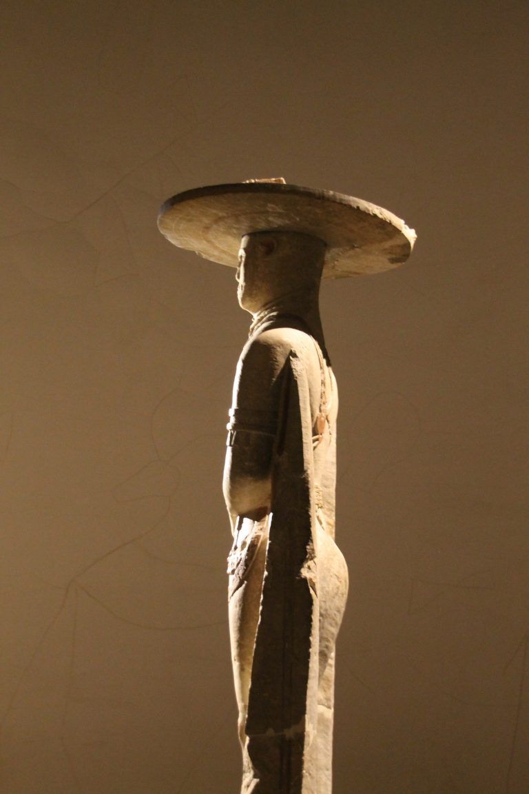 Chieti, Archaeological Museum – side of Warrior of Capestrano, Nov.2017 (Abruzos)