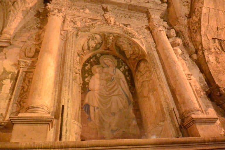 Guardiagrele, Santa Maria Maggiore – 15th century picture, Nov.2017 (Abruzzo)