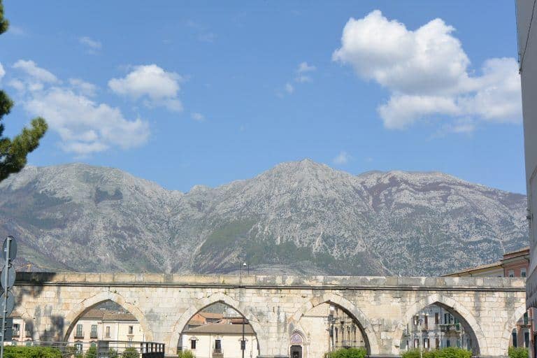 Medieval Aqueduct and Easter Procession