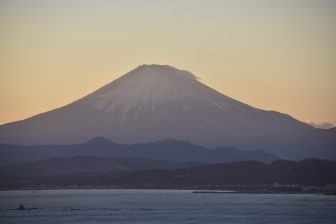 江の島から富士山
