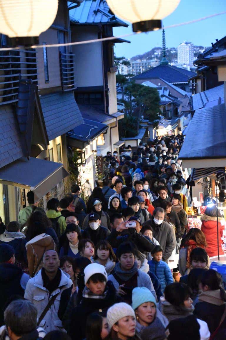 Enoshima – crowded, Jan.2018 (Enoshima)