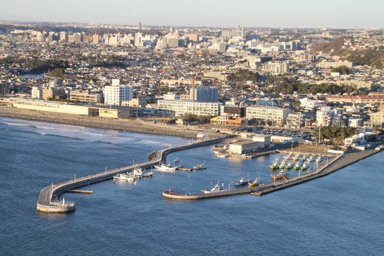 Enoshima – view of the port, Jan.2018 (Enoshima)