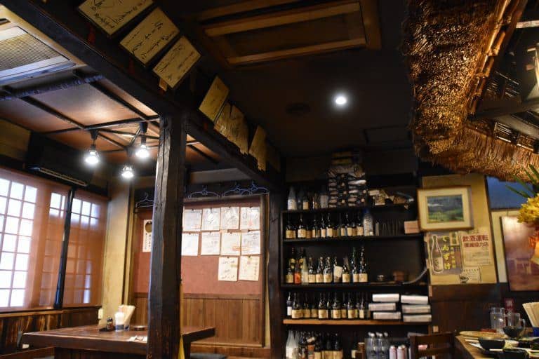 Nagano – inside the restaurant, Dec.2017 (Nagano)