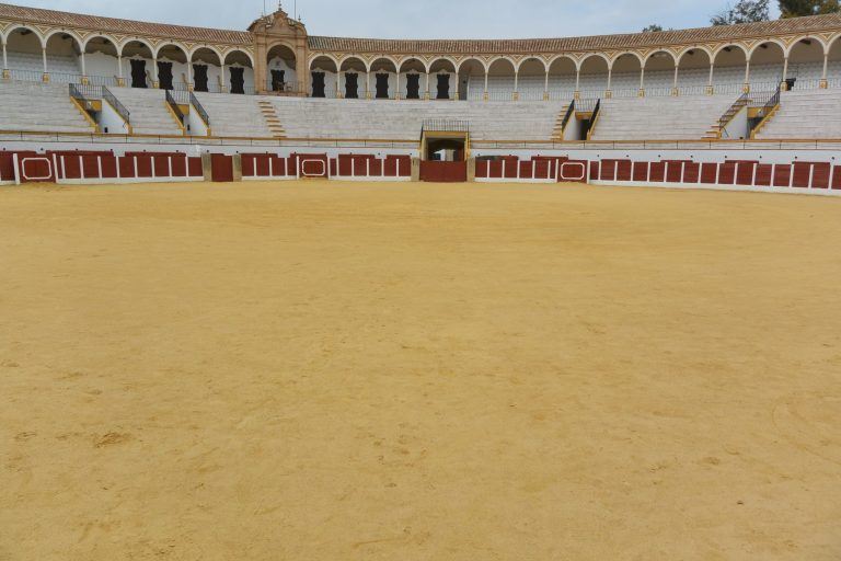 Antequera, bullring – ground, Feb.2018 (Antequera) (Andalucia)