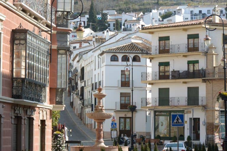 Antequera – fountain, Feb.2018 (Antequera) (Andalucia)