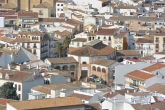 Antequera – walk along the wall with a picture, Feb.2018