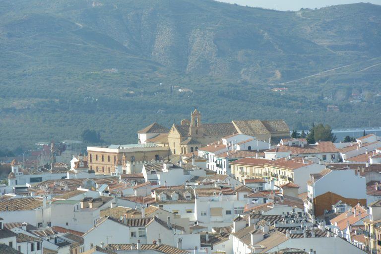 Antequera – town and mountain, Feb.2018 (Antequera) (Andalucia)