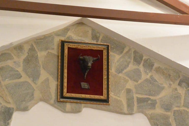 Antequera, Restaurante Plaza de Toros – bull, Feb.2018 (Antequera) (Andalucia)