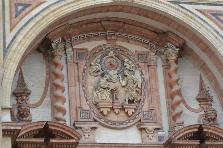 Malaga, cathedral – detail of the wall, Feb.2018 (Malaga) (Andalusia)