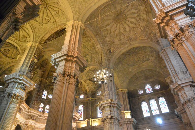 Malaga, cathedral – inside 1, Feb.2018 (Malaga) (Andalusia)