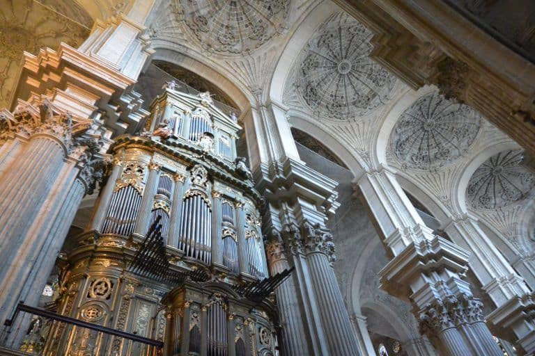 Malaga, cathedral – inside 2, Feb.2018 (Malaga) (Andalusia)