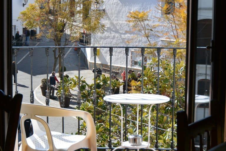 Casares – terrace, Feb.2018 (Casares) (Andalucia)